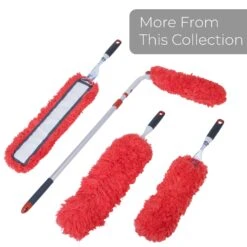 Flat Under Appliance Microfiber Hand Duster - 19 Inch(Duster Flat 19 Inch) -Smart Design Store flat under appliance microfiber hand duster 19 inch smart design cleaning 7001398 incrementing number 712204