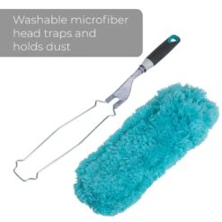 Flat Under Appliance Microfiber Hand Duster - 19 Inch(Duster Flat 19 Inch) -Smart Design Store flat under appliance microfiber hand duster 19 inch smart design cleaning 7002158 incrementing number 442428