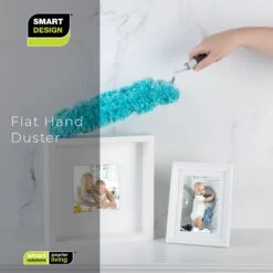 Flat Under Appliance Microfiber Hand Duster - 19 Inch(Duster Flat 19 Inch) -Smart Design Store flat under appliance microfiber hand duster 19 inch smart design cleaning 7002158 incrementing number 521033