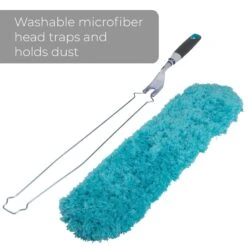 Flat Under Appliance Microfiber Hand Duster - 27.5 Inch(Duster Flat 27 5 Inch) -Smart Design Store flat under appliance microfiber hand duster 275 inch smart design 7001628 incrementing number 881309