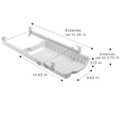 Hanging Zip Bag Pull-Out Refrigerator Drawer Organizer(Refrigerator Pull Out Bag Hanging Drawer Home Organizer) 8 Hanging Zip Bag Pull-Out Refrigerator Drawer Organizer(Refrigerator Pull Out Bag Hanging Drawer Home Organizer) -Smart Design Store hanging zip bag pull out refrigerator drawer organizer smart design kitchen 8447498 8677413