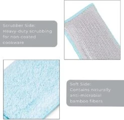 Heavy Duty Scrub Sponge With Odorless Bamboo And Rayon Fiber(Sponges Heavy Duty) 38 Heavy Duty Scrub Sponge With Odorless Bamboo And Rayon Fiber(Sponges Heavy Duty) -Smart Design Store heavy duty scrub sponge with odorless bamboo and rayon fiber smart design cleaning 7081155 incrementing number 781856