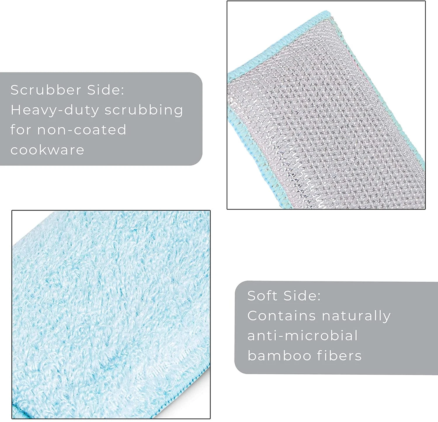 Heavy Duty Scrub Sponge With Odorless Bamboo And Rayon Fiber(Sponges Heavy Duty) 19 Heavy Duty Scrub Sponge With Odorless Bamboo And Rayon Fiber(Sponges Heavy Duty) - Image 19