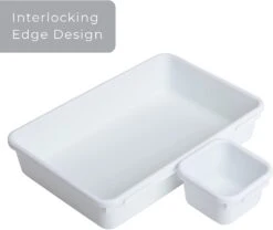 Interlocking Drawer Organizer - 8 Piece Set(Drawer Organizer Interlocking 8 Piece) 23 Interlocking Drawer Organizer - 8 Piece Set(Drawer Organizer Interlocking 8 Piece) -Smart Design Store interlocking drawer organizer 8 piece set smart design kitchen 8000713 incrementing number 879138