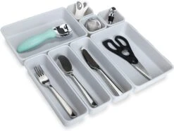 Interlocking Drawer Organizer - 8 Piece Set(Drawer Organizer Interlocking 8 Piece) 26 Interlocking Drawer Organizer - 8 Piece Set(Drawer Organizer Interlocking 8 Piece) -Smart Design Store interlocking drawer organizer 8 piece set smart design kitchen 8003733 incrementing number 376680