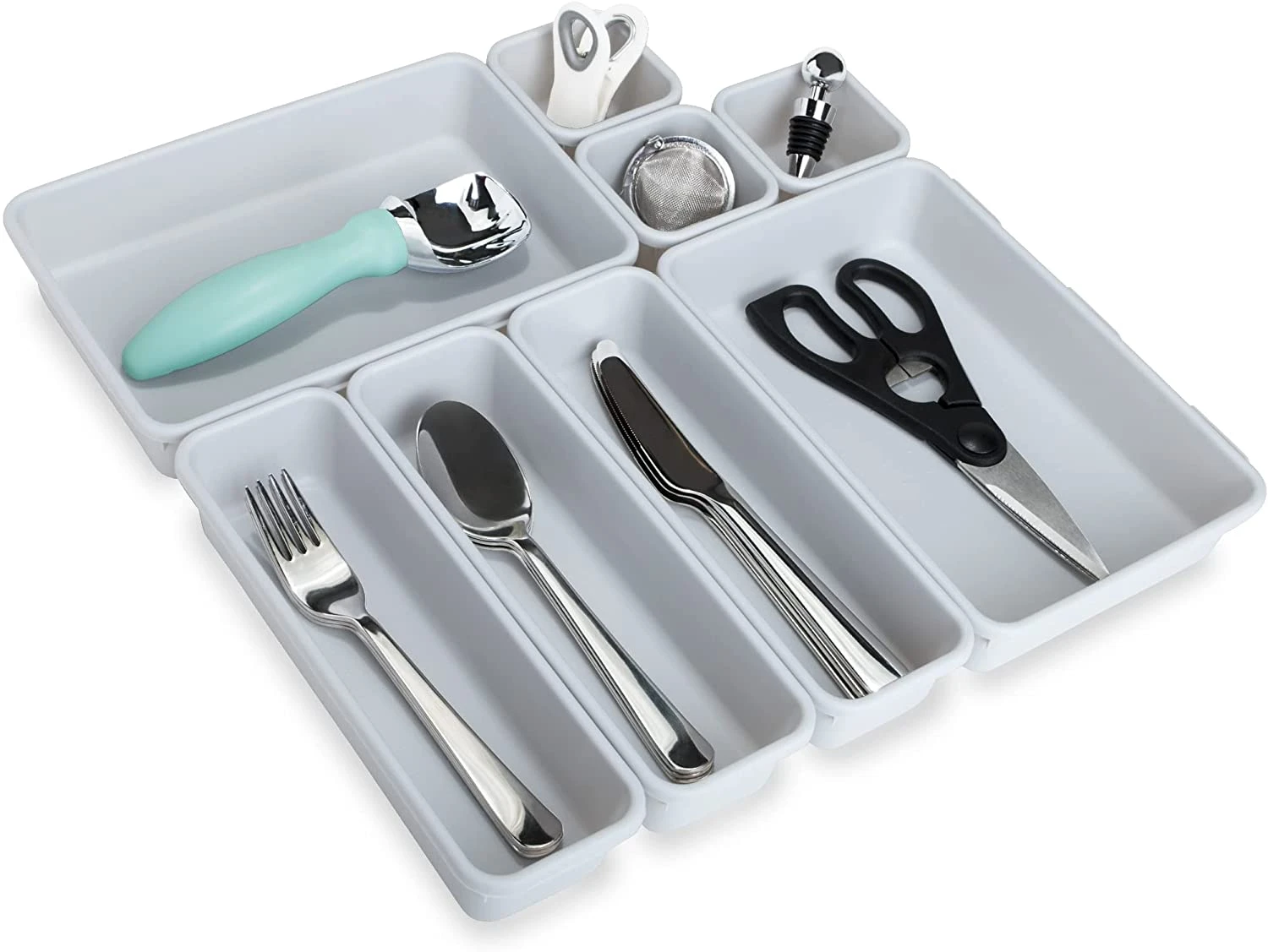 Interlocking Drawer Organizer - 8 Piece Set(Drawer Organizer Interlocking 8 Piece) 7 Interlocking Drawer Organizer - 8 Piece Set(Drawer Organizer Interlocking 8 Piece) - Image 7