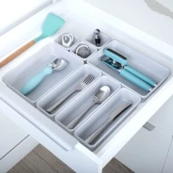 Interlocking Drawer Organizer - 8 Piece Set(Drawer Organizer Interlocking 8 Piece) 27 Interlocking Drawer Organizer - 8 Piece Set(Drawer Organizer Interlocking 8 Piece) -Smart Design Store interlocking drawer organizer 8 piece set smart design kitchen 8003733 incrementing number 895365