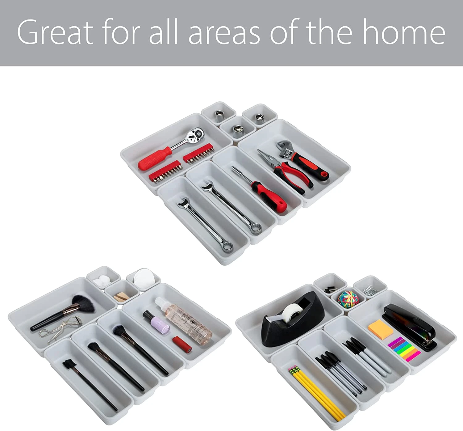 Interlocking Drawer Organizer - 8 Piece Set(Drawer Organizer Interlocking 8 Piece) 11 Interlocking Drawer Organizer - 8 Piece Set(Drawer Organizer Interlocking 8 Piece) - Image 11