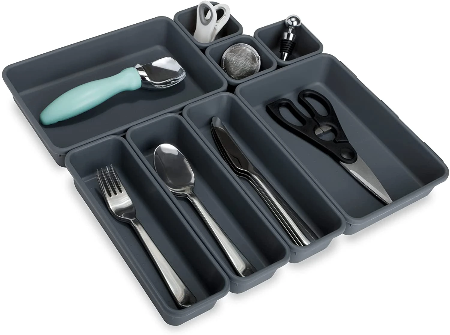 Interlocking Drawer Organizer - 8 Piece Set(Drawer Organizer Interlocking 8 Piece) 14 Interlocking Drawer Organizer - 8 Piece Set(Drawer Organizer Interlocking 8 Piece) - Image 14