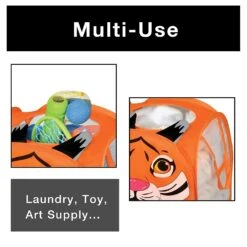 Kids Pop Up Organizer With Animal Print(Pop Up Laundry Hamper Animal Print) 36 Kids Pop Up Organizer With Animal Print(Pop Up Laundry Hamper Animal Print) -Smart Design Store kids pop up organizer with animal print smart design kids 3145045 097 incrementing number 949370