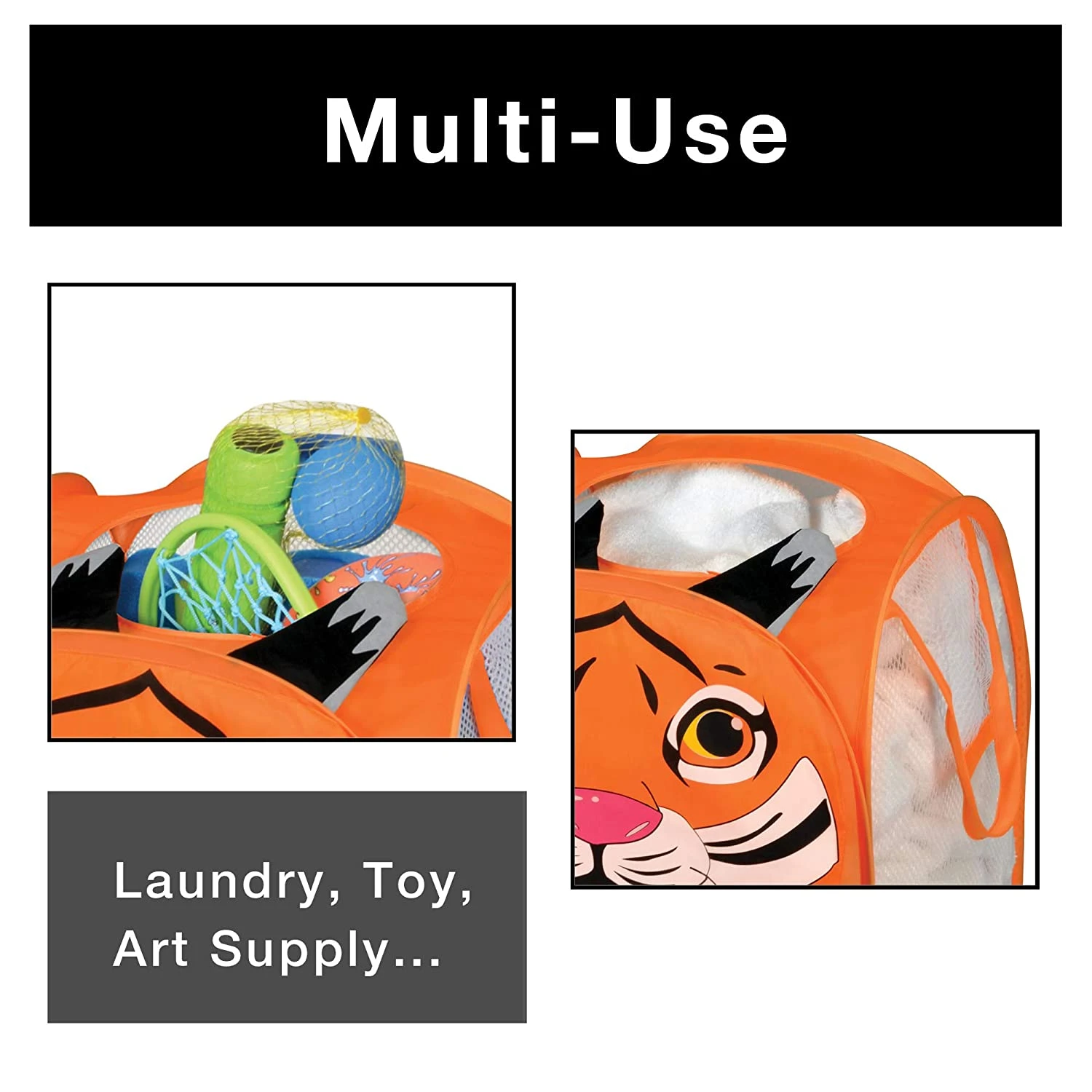 Kids Pop Up Organizer With Animal Print(Pop Up Laundry Hamper Animal Print) 17 Kids Pop Up Organizer With Animal Print(Pop Up Laundry Hamper Animal Print) - Image 17