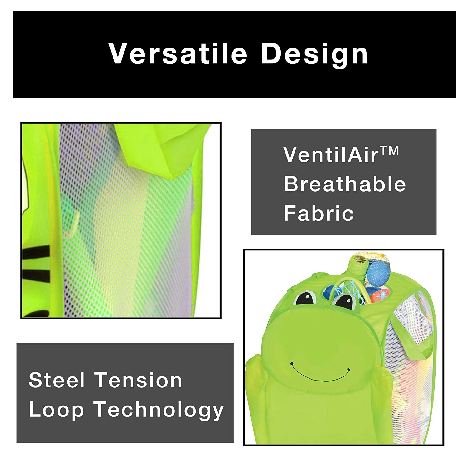 Kids Pop Up Organizer With Animal Print(Pop Up Laundry Hamper Animal Print) 4 Kids Pop Up Organizer With Animal Print(Pop Up Laundry Hamper Animal Print) - Image 4