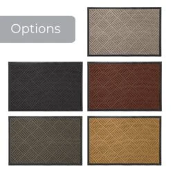 Large All-Weather Door Mat - Diamond(Large All Weather Door Mat Diamond) 33 Large All-Weather Door Mat - Diamond(Large All Weather Door Mat Diamond) -Smart Design Store large all weather door mat diamond smart design 7004438 incrementing number 853561