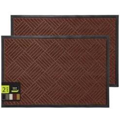 Large All-Weather Door Mat - Diamond(Large All Weather Door Mat Diamond) 36 Large All-Weather Door Mat - Diamond(Large All Weather Door Mat Diamond) -Smart Design Store large all weather door mat diamond smart design 7004448 incrementing number 444647