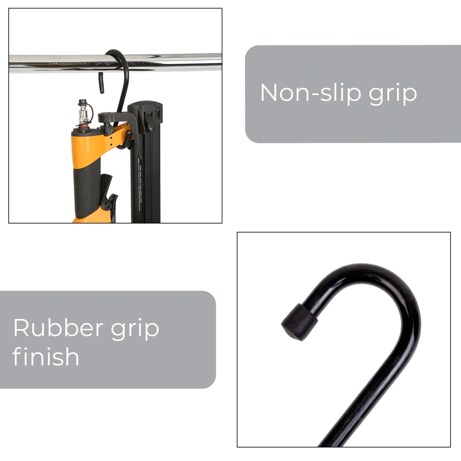 Large Premium S-Hooks With Rubber Gripped Finish - Set Of 6(S Hooks) 7 Large Premium S-Hooks With Rubber Gripped Finish - Set Of 6(S Hooks) - Image 7