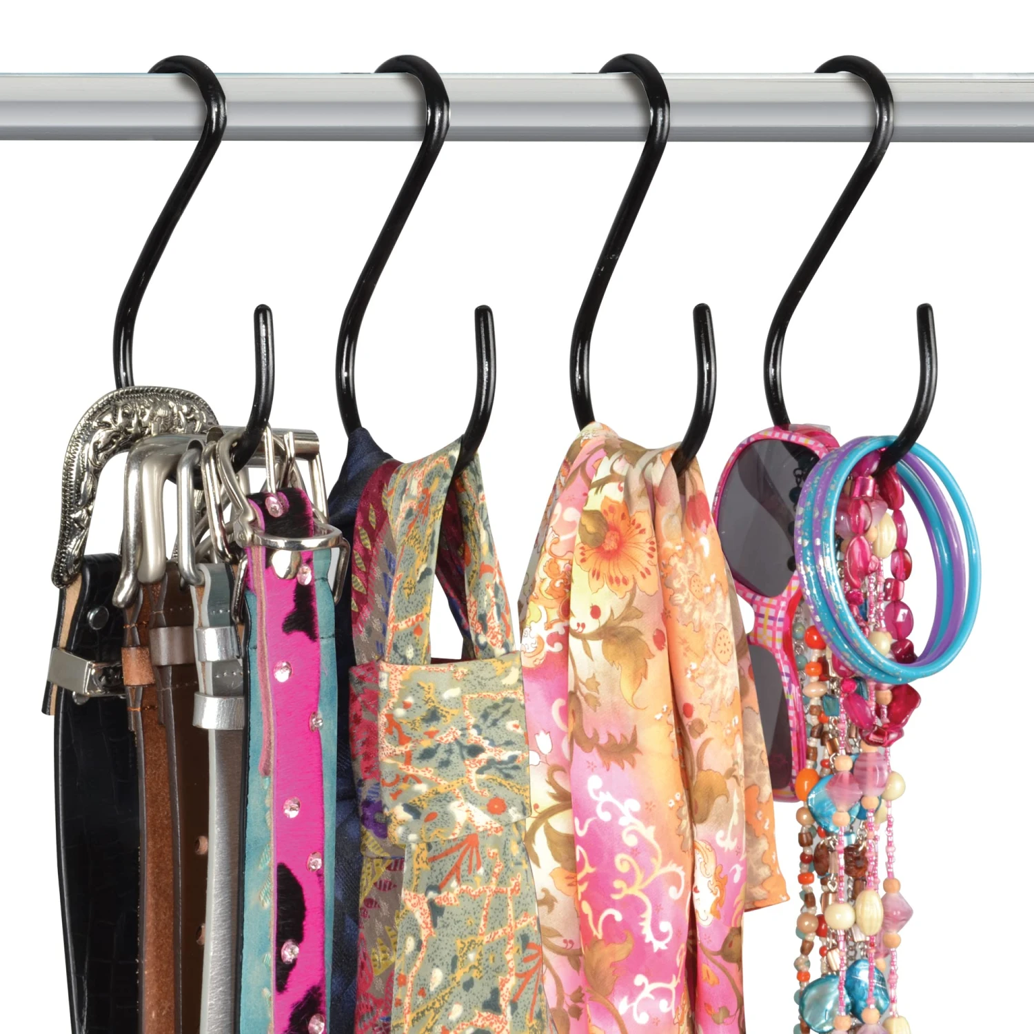 Large Premium S-Hooks With Rubber Gripped Finish - Set Of 6(S Hooks) 6 Large Premium S-Hooks With Rubber Gripped Finish - Set Of 6(S Hooks) - Image 6