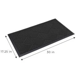 Medium All-Weather Door Mat - Diamond(Medium All Weather Door Mat Diamond) -Smart Design Store medium all weather door mat diamond smart design 7004318 incrementing number 703956