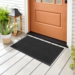 Medium All-Weather Door Mat - Diamond(Medium All Weather Door Mat Diamond) -Smart Design Store medium all weather door mat diamond smart design 7004318 incrementing number 735087
