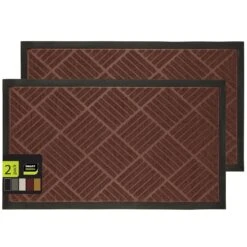 Medium All-Weather Door Mat - Diamond(Medium All Weather Door Mat Diamond) -Smart Design Store medium all weather door mat diamond smart design 7004348 incrementing number 240328