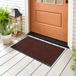 Medium All-Weather Door Mat - Diamond(Medium All Weather Door Mat Diamond) -Smart Design Store medium all weather door mat diamond smart design 7004348 incrementing number 756801