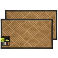 Medium All-Weather Door Mat - Diamond(Medium All Weather Door Mat Diamond) -Smart Design Store medium all weather door mat diamond smart design 7004358 incrementing number 516539