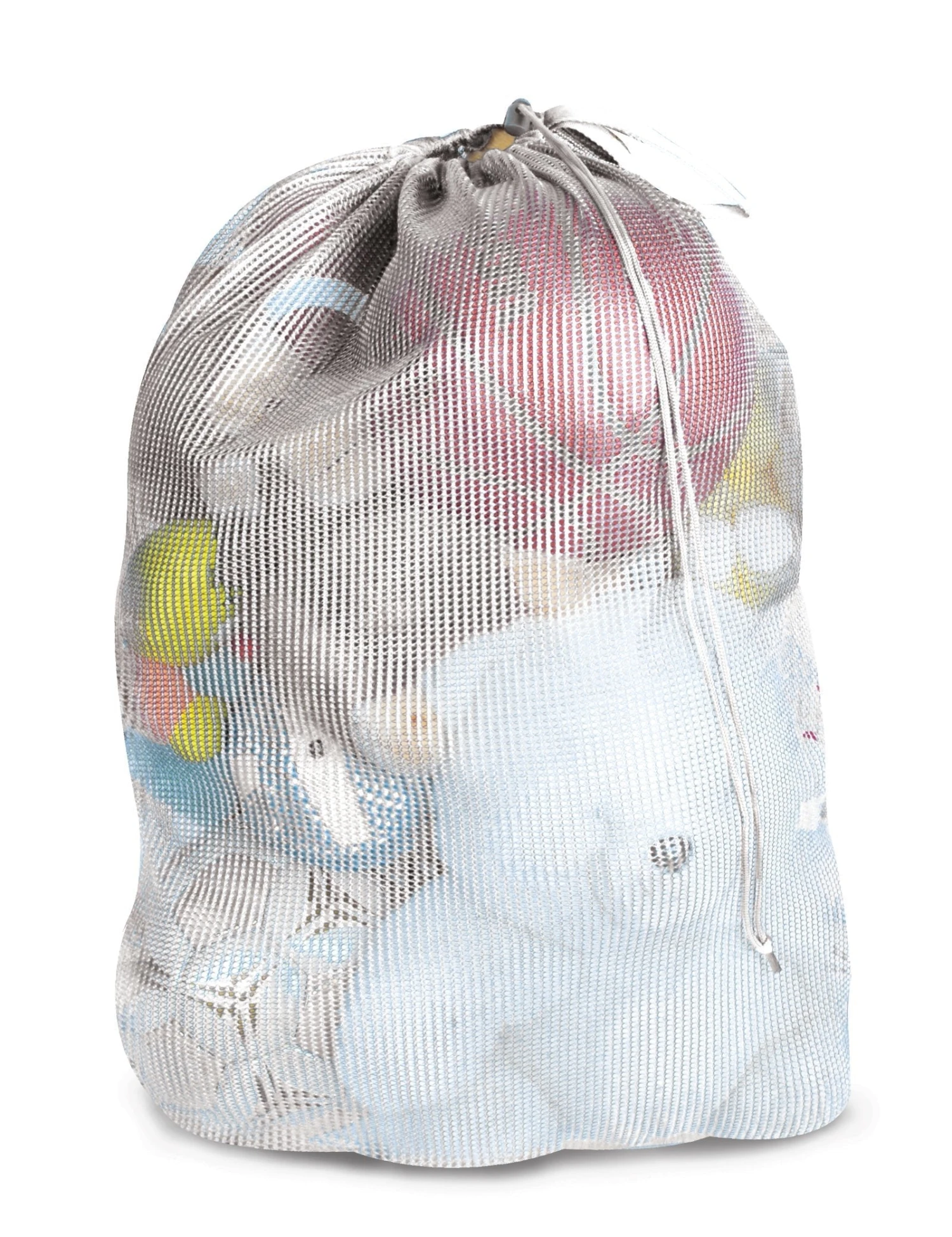 Mesh Laundry Bag With Handle And Push Lock Drawstring - Bright White(Mesh Laundry Bag With Handle And Push Lock Drawstring Multiple Options) 2 Mesh Laundry Bag With Handle And Push Lock Drawstring - Bright White(Mesh Laundry Bag With Handle And Push Lock Drawstring Multiple Options) - Image 2