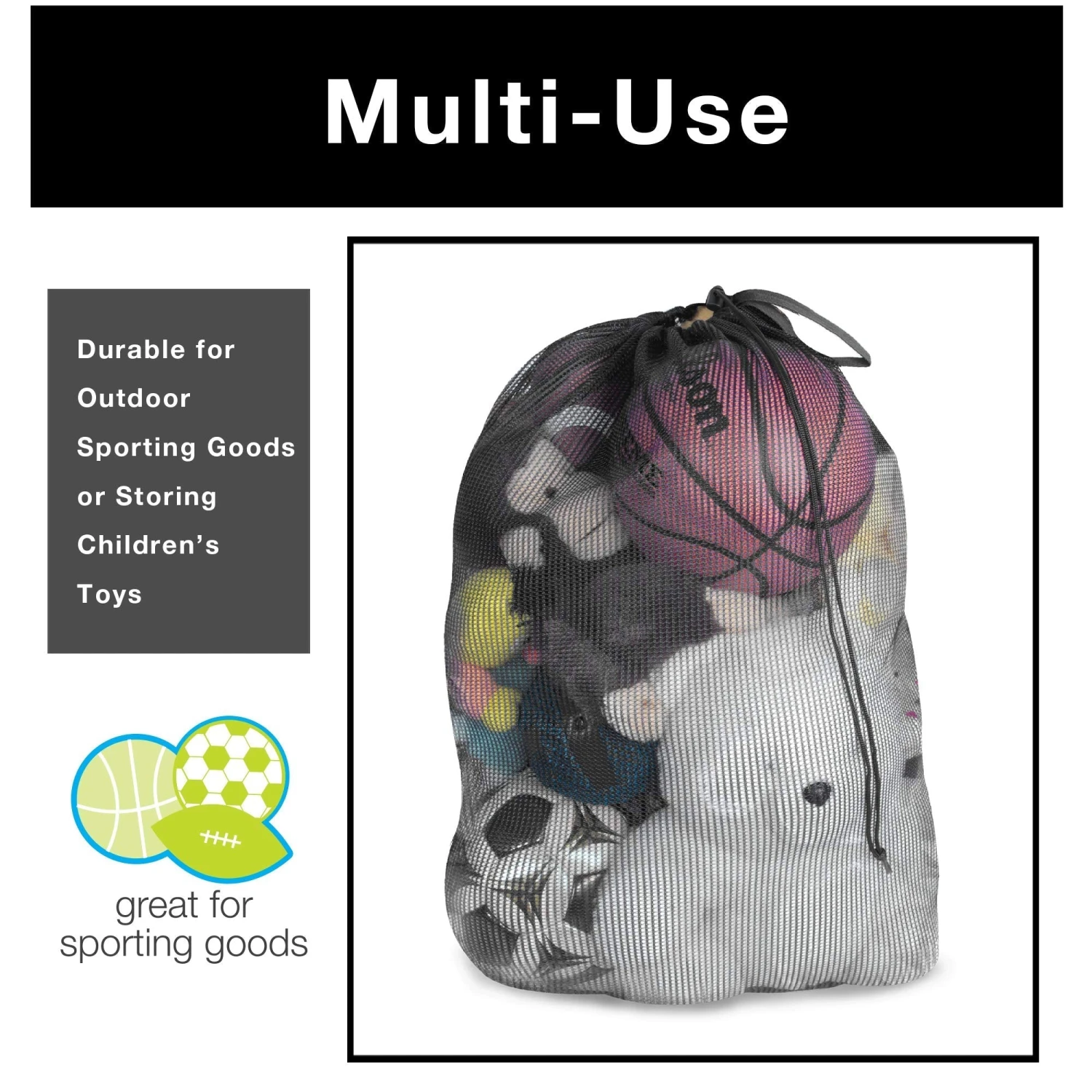 Mesh Laundry Bag With Handle And Push Lock Drawstring - Multiple Options(Drawstring Laundry Bag) 20 Mesh Laundry Bag With Handle And Push Lock Drawstring - Multiple Options(Drawstring Laundry Bag) - Image 20