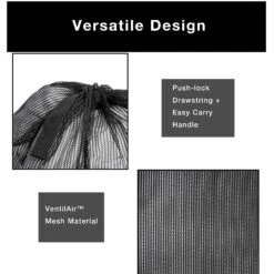 Mesh Laundry Bag With Handle And Push Lock Drawstring - Multiple Options(Drawstring Laundry Bag) 38 Mesh Laundry Bag With Handle And Push Lock Drawstring - Multiple Options(Drawstring Laundry Bag) -Smart Design Store mesh laundry bag with handle and push lock drawstring multiple options smart design laundry 365315 incrementing number 897804