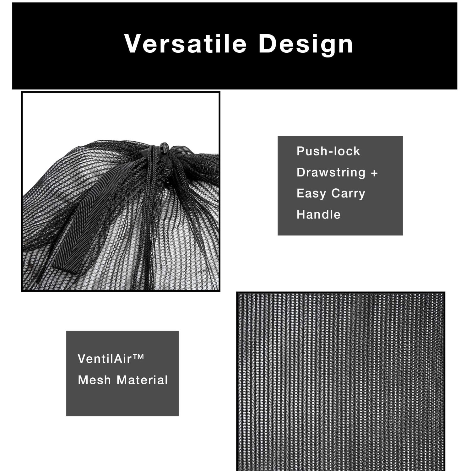 Mesh Laundry Bag With Handle And Push Lock Drawstring - Multiple Options(Drawstring Laundry Bag) 19 Mesh Laundry Bag With Handle And Push Lock Drawstring - Multiple Options(Drawstring Laundry Bag) - Image 19
