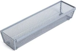 Metal Mesh Drawer Organizer - 12 X 3 Inch(Drawer Organizer Mesh 12x3 Inch)