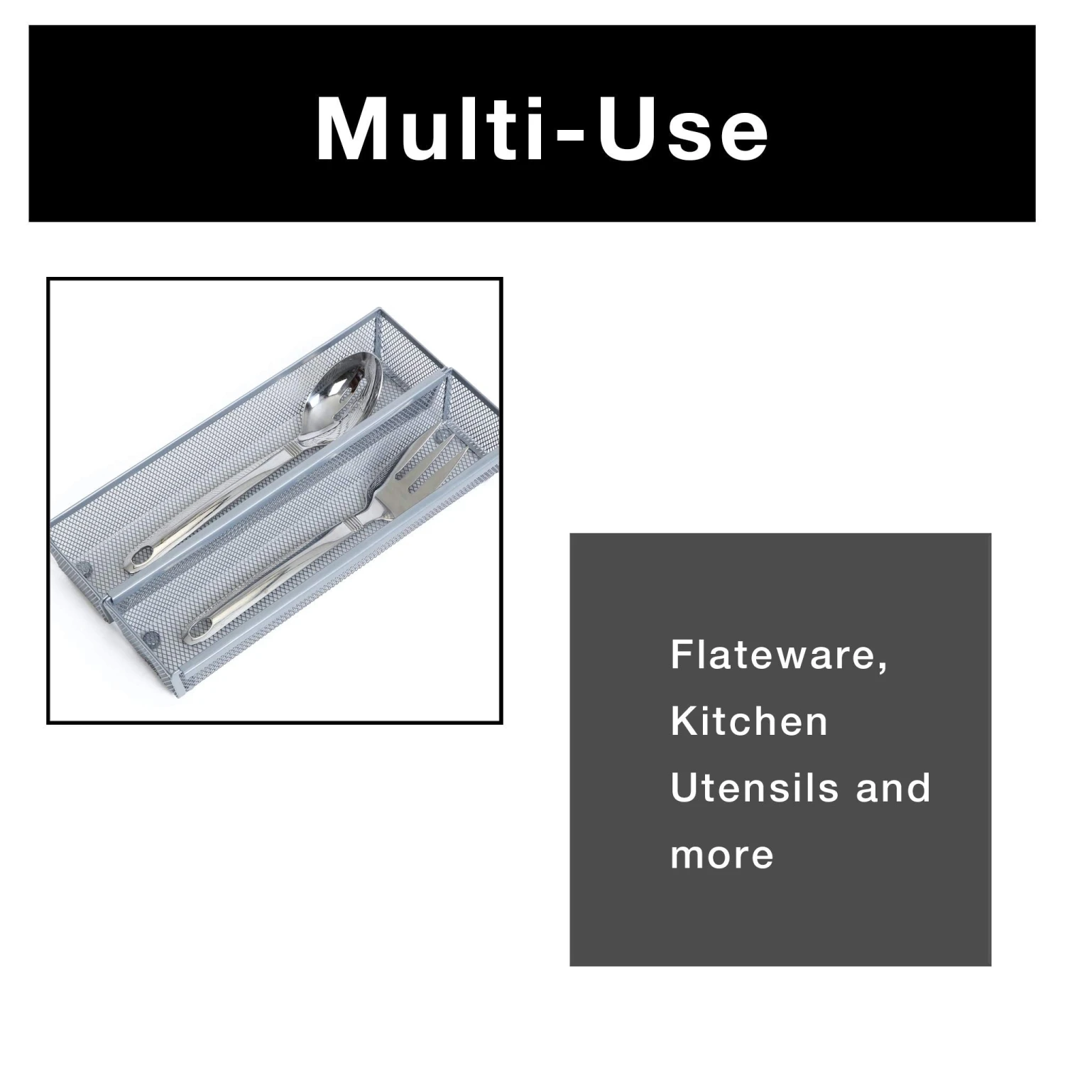 Metal Mesh Drawer Organizer - 12 X 3 Inch(Drawer Organizer Mesh 12x3 Inch) 5 Metal Mesh Drawer Organizer - 12 X 3 Inch(Drawer Organizer Mesh 12x3 Inch) - Image 5