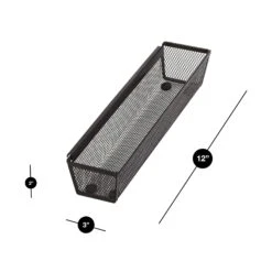 Metal Mesh Drawer Organizer - 12 X 3 Inch(Drawer Organizer Mesh 12x3 Inch) 25 Metal Mesh Drawer Organizer - 12 X 3 Inch(Drawer Organizer Mesh 12x3 Inch) -Smart Design Store metal mesh drawer organizer 12 x 3 inch smart design kitchen 8217188 incrementing number 792339