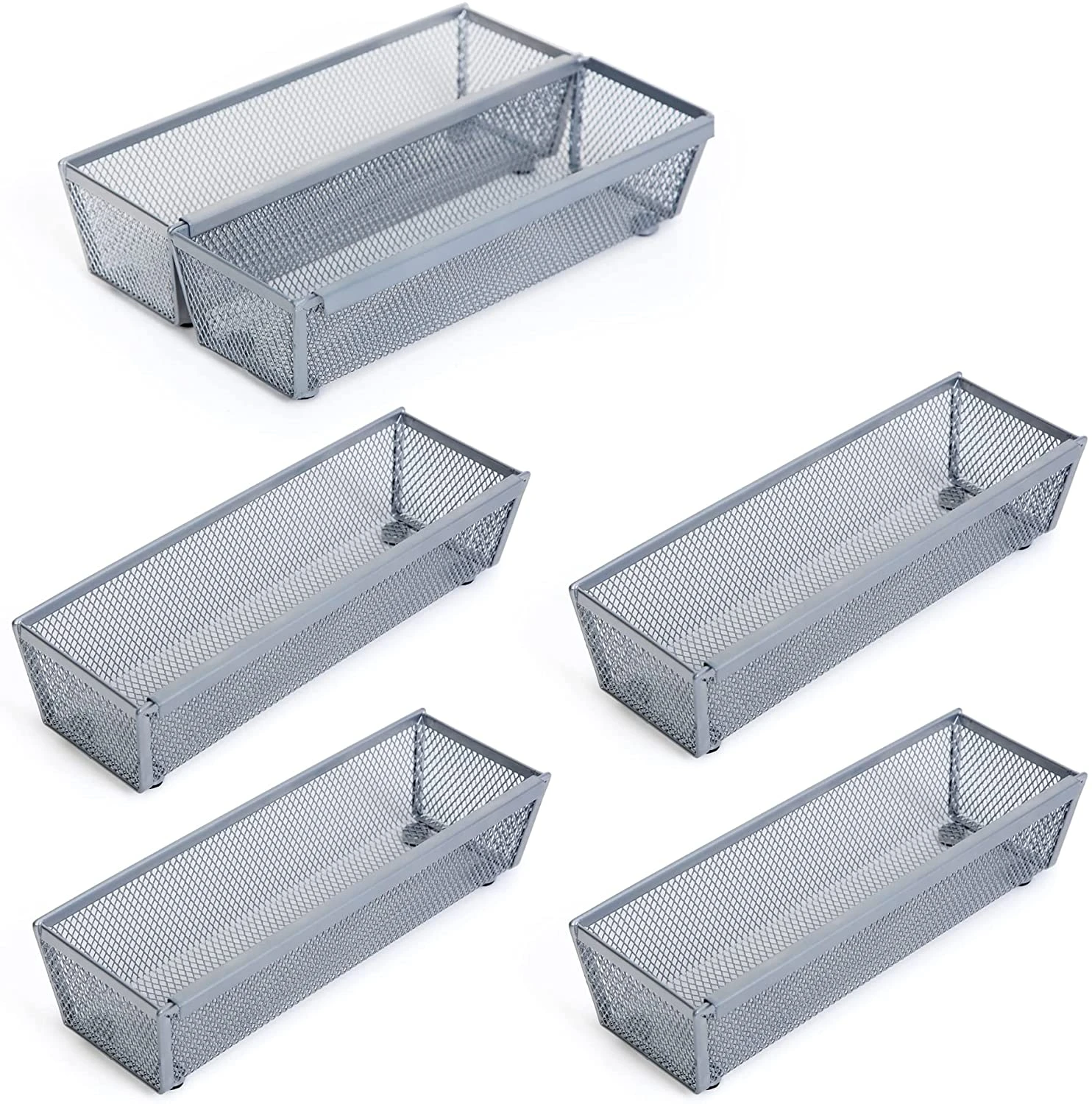 Metal Mesh Drawer Organizer - 9 X 3 Inch(Drawer Organizer Mesh 9x3 Inch) 2 Metal Mesh Drawer Organizer - 9 X 3 Inch(Drawer Organizer Mesh 9x3 Inch) - Image 2