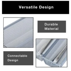 Metal Mesh Drawer Organizer - 9 X 3 Inch(Drawer Organizer Mesh 9x3 Inch) 26 Metal Mesh Drawer Organizer - 9 X 3 Inch(Drawer Organizer Mesh 9x3 Inch) -Smart Design Store metal mesh drawer organizer 9 x 3 inch smart design kitchen 8216188as6 incrementing number 386552
