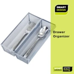 Metal Mesh Drawer Organizer - 9 X 3 Inch(Drawer Organizer Mesh 9x3 Inch) 24 Metal Mesh Drawer Organizer - 9 X 3 Inch(Drawer Organizer Mesh 9x3 Inch) -Smart Design Store metal mesh drawer organizer 9 x 3 inch smart design kitchen 8216188as6 incrementing number 686765