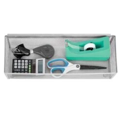 Metal Mesh Drawer Organizer - 9 X 3 Inch(Drawer Organizer Mesh 9x3 Inch) 29 Metal Mesh Drawer Organizer - 9 X 3 Inch(Drawer Organizer Mesh 9x3 Inch) -Smart Design Store metal mesh drawer organizer 9 x 3 inch smart design kitchen 8216188as6 incrementing number 858931