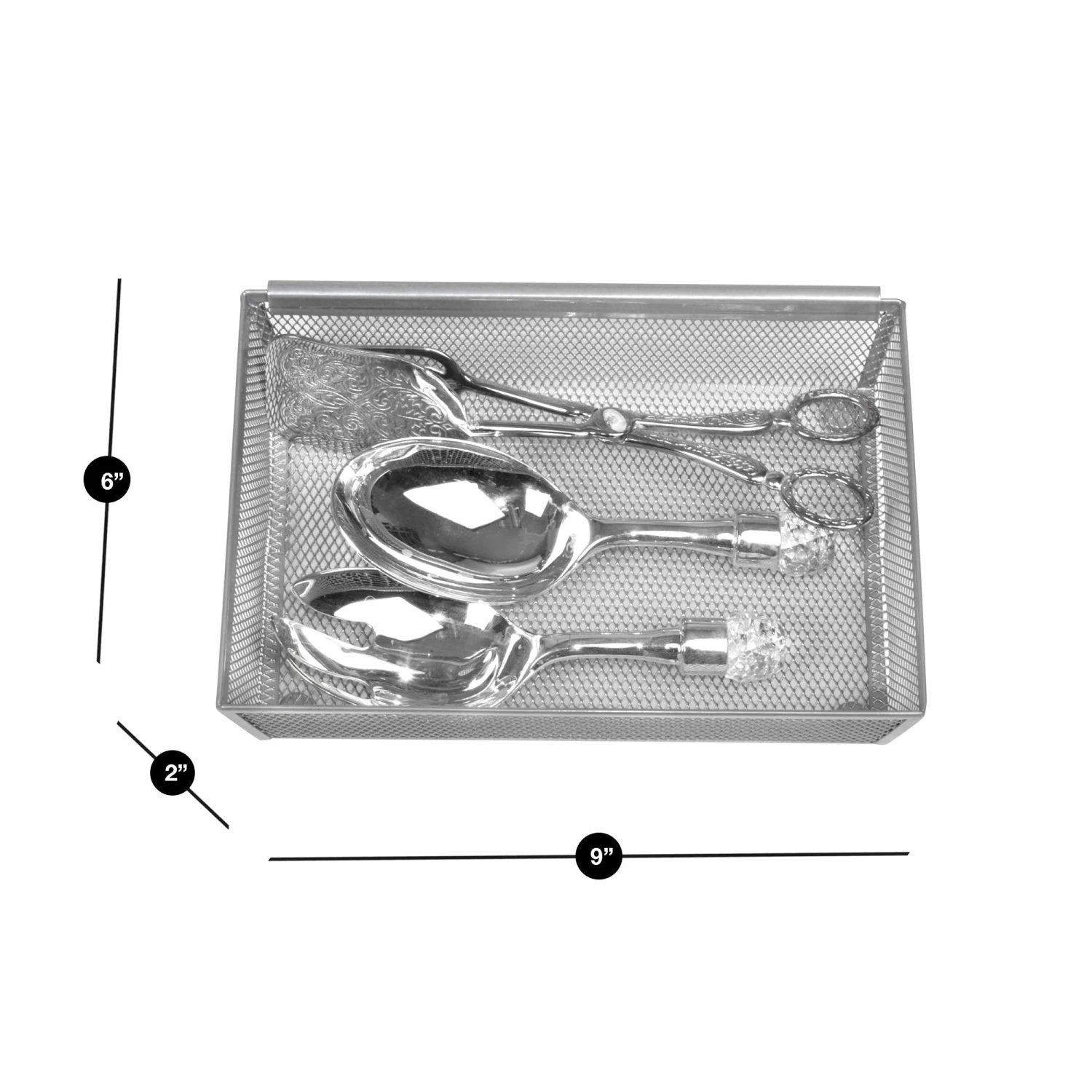 Metal Mesh Drawer Organizer - 9 X 6 Inch(Drawer Organizer Mesh 9x6 Inch) 3 Metal Mesh Drawer Organizer - 9 X 6 Inch(Drawer Organizer Mesh 9x6 Inch) - Image 3