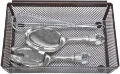 Metal Mesh Drawer Organizer - 9 X 6 Inch(Drawer Organizer Mesh 9x6 Inch) 21 Metal Mesh Drawer Organizer - 9 X 6 Inch(Drawer Organizer Mesh 9x6 Inch) -Smart Design Store metal mesh drawer organizer 9 x 6 inch smart design kitchen 8218188 incrementing number 524784