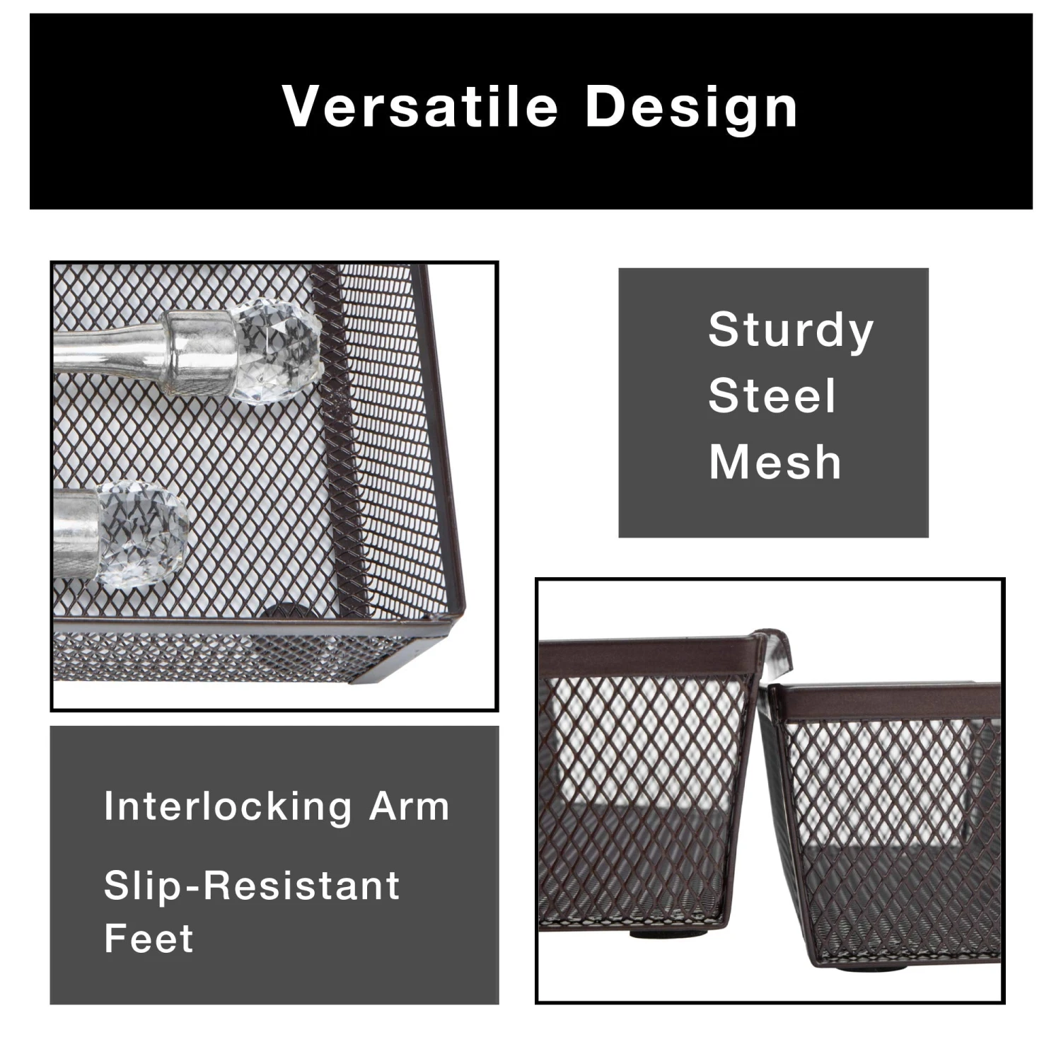 Metal Mesh Drawer Organizer - 9 X 6 Inch(Drawer Organizer Mesh 9x6 Inch) 11 Metal Mesh Drawer Organizer - 9 X 6 Inch(Drawer Organizer Mesh 9x6 Inch) - Image 11