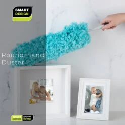 Microfiber Hand Duster - Round(Duster Round) -Smart Design Store microfiber hand duster round smart design cleaning 7001768 incrementing number 921218