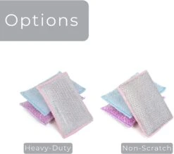 Non-Scratch Scrub Sponge With Bamboo Odorless Rayon Fiber(Sponges Non Scratch) 36 Non-Scratch Scrub Sponge With Bamboo Odorless Rayon Fiber(Sponges Non Scratch) -Smart Design Store non scratch scrub sponge with bamboo odorless rayon fiber smart design cleaning 7000918 incrementing number 361190