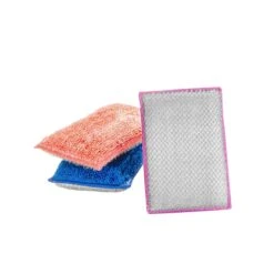 Non-Scratch Scrub Sponge With Bamboo Odorless Rayon Fiber(Sponges Non Scratch)