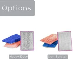 Non-Scratch Scrub Sponge With Bamboo Odorless Rayon Fiber(Sponges Non Scratch) 26 Non-Scratch Scrub Sponge With Bamboo Odorless Rayon Fiber(Sponges Non Scratch) -Smart Design Store non scratch scrub sponge with bamboo odorless rayon fiber smart design cleaning 7001118 incrementing number 178906