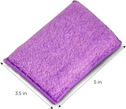 Non-Scratch Scrub Sponge With Bamboo Odorless Rayon Fiber(Sponges Non Scratch) 27 Non-Scratch Scrub Sponge With Bamboo Odorless Rayon Fiber(Sponges Non Scratch) -Smart Design Store non scratch scrub sponge with bamboo odorless rayon fiber smart design cleaning 7001118 incrementing number 867460