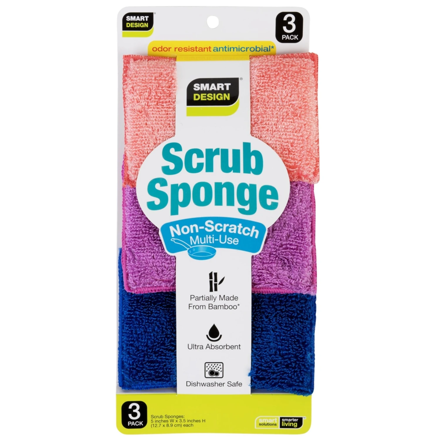 Non-Scratch Scrub Sponge With Bamboo Odorless Rayon Fiber(Sponges Non Scratch) 5 Non-Scratch Scrub Sponge With Bamboo Odorless Rayon Fiber(Sponges Non Scratch) - Image 5