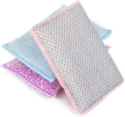 Non-Scratch Scrub Sponge With Bamboo Odorless Rayon Fiber(Sponges Non Scratch) 29 Non-Scratch Scrub Sponge With Bamboo Odorless Rayon Fiber(Sponges Non Scratch) -Smart Design Store non scratch scrub sponge with bamboo odorless rayon fiber smart design cleaning 7001788 incrementing number 789553