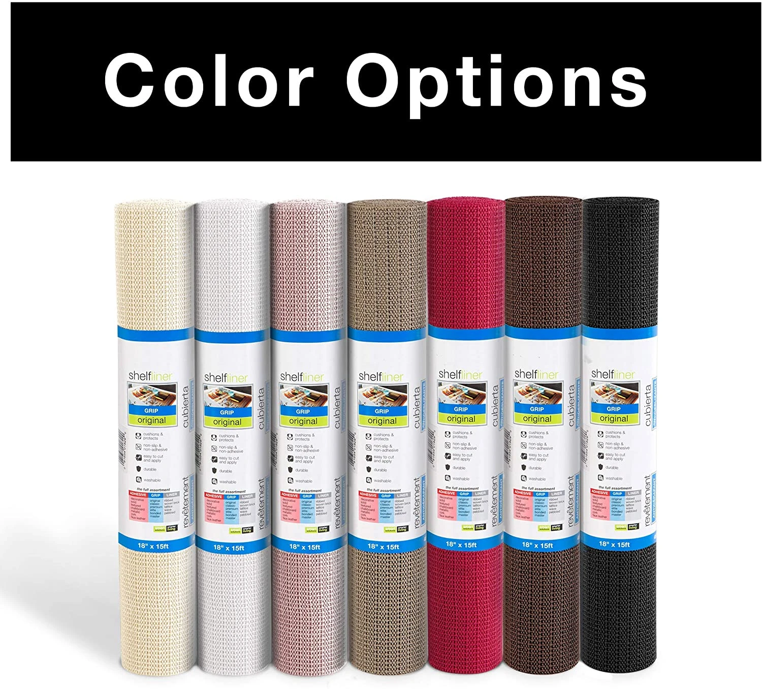 Original Grip Shelf Liner - 12 Inch X 5 Feet(Original Grip Shelf Liner) 12 Original Grip Shelf Liner - 12 Inch X 5 Feet(Original Grip Shelf Liner) - Image 12