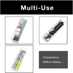 Plastic Drawer Organizer - 12 X 3 Inch(Drawer Organizer Plastic Colors 12x3) -Smart Design Store plastic drawer organizer 12 x 3 inch smart design kitchen 8204091 incrementing number 532001