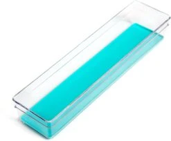 Plastic Drawer Organizer - 12 X 3 Inch(Drawer Organizer Plastic Colors 12x3) -Smart Design Store plastic drawer organizer 12 x 3 inch smart design kitchen 8204251 incrementing number 820058