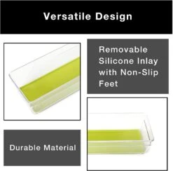 Plastic Drawer Organizer - 12 X 3 Inch(Drawer Organizer Plastic Colors 12x3) -Smart Design Store plastic drawer organizer 12 x 3 inch smart design kitchen 8204261 incrementing number 142159